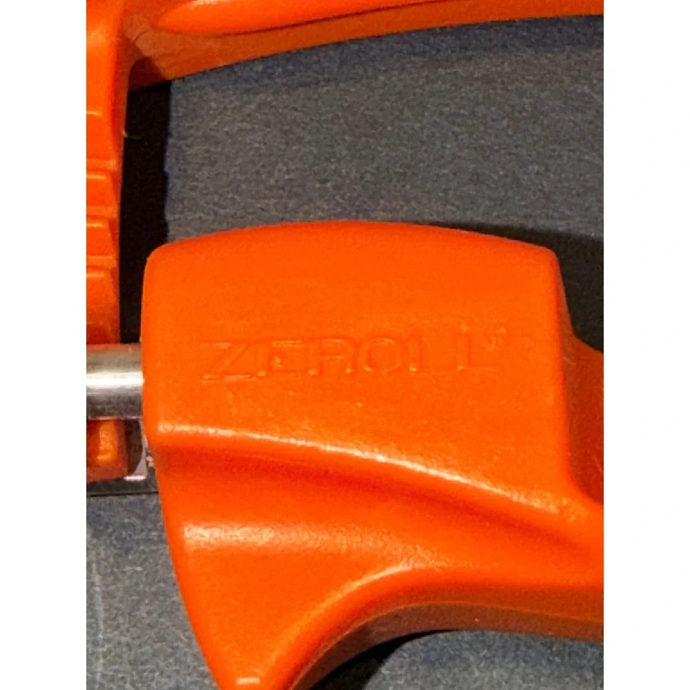 Zeroll Orange Handle Baking Cookie Scoop Stainless Steel Squeeze Grip 1 1/2